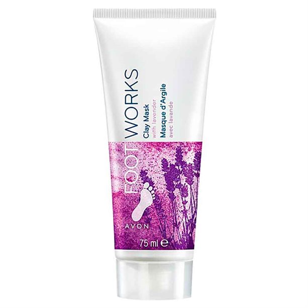 Avon Clay Foot Mask with Lavender - 75ml