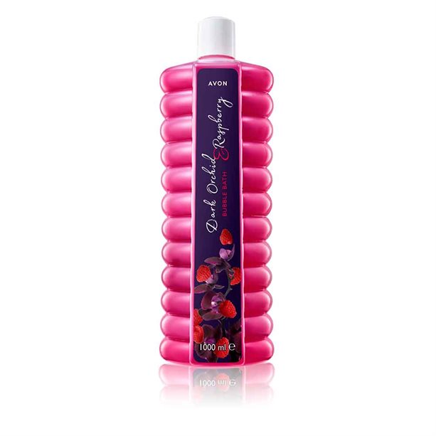 Avon Dark Orchid & Raspberry Bubble Bath - 1 litre