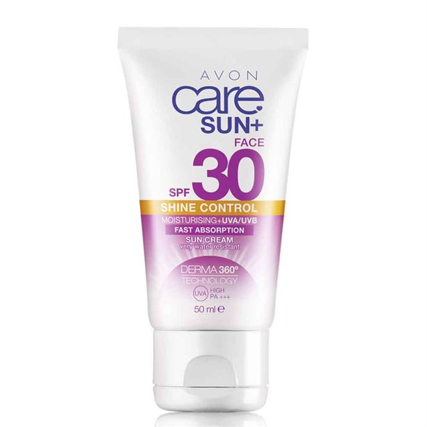 Avon Face & Body Shine Control Sun Cream SPF30