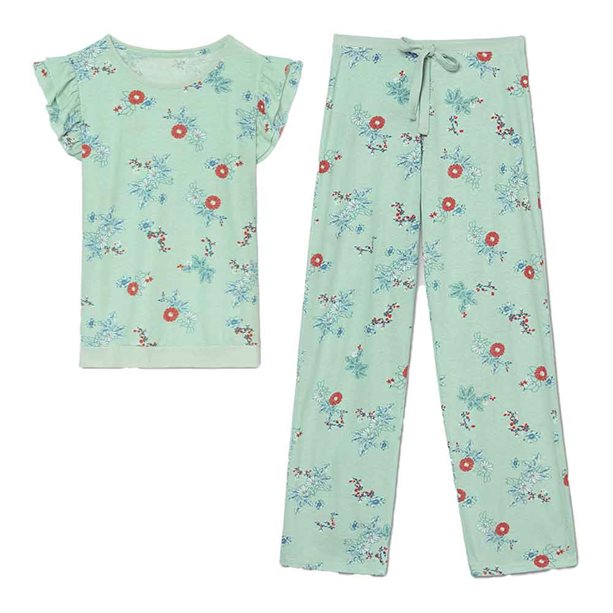 Avon Floral Ruffle PJs - Extra Large 20-22 Delightso.me Beauty