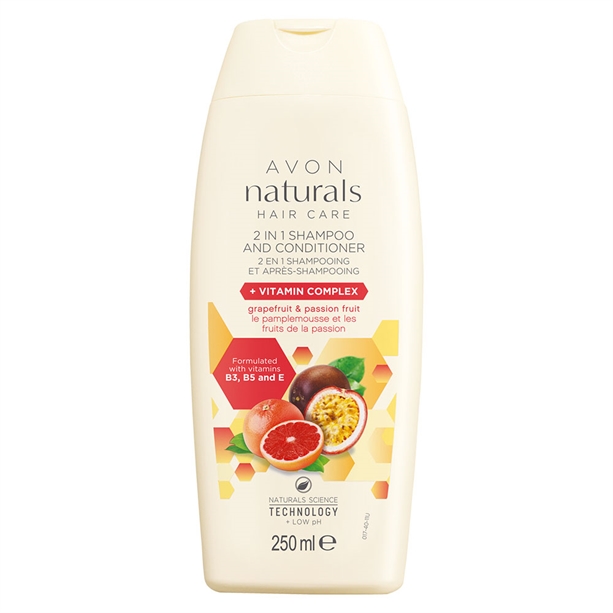 Avon Grapefruit & Passion Fruit 2-in-1 Shampoo & Conditioner - 250ml