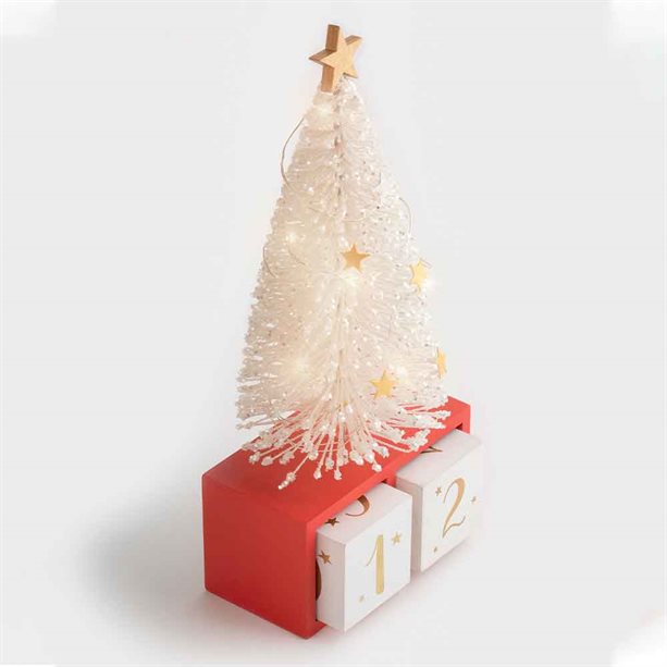 Avon Light-Up LED Countdown Christmas Tree