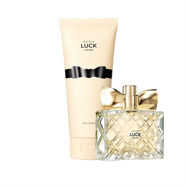 Avon Luck for Her Perfume Set