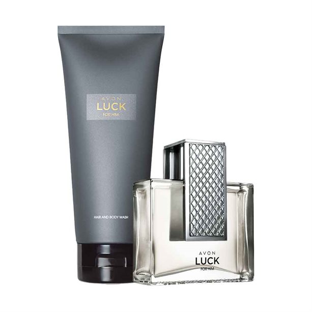Avon Luck for Him Aftershave Set