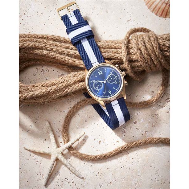 Avon Men's Nautical Thomas Watch - 2 Year Warranty - Blue