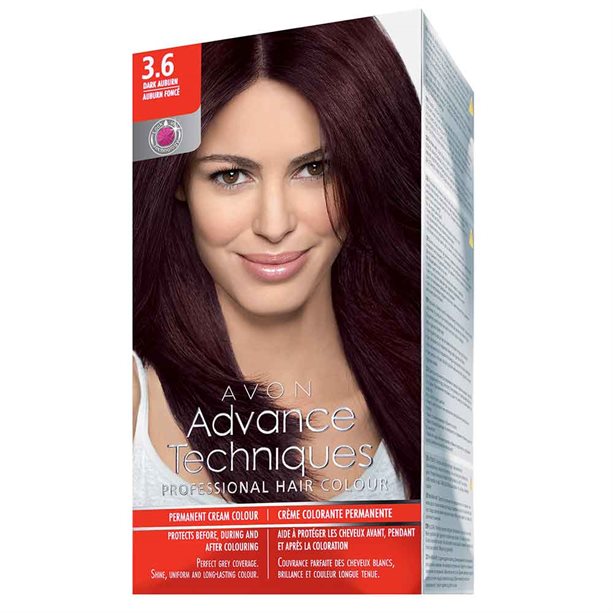 Avon Permanent Hair Dye - Dark Auburn 3.6 - 3.6 Dark Auburn