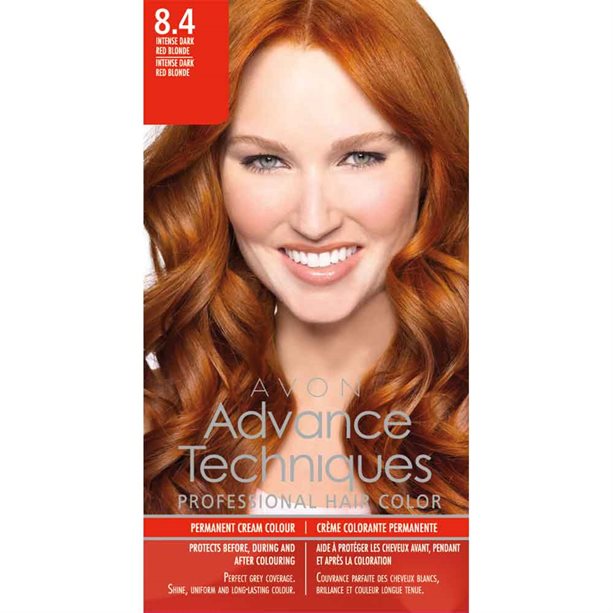Avon Permanent Hair Dye - Intense Copper 8.4 - 8.4 Intense Copper