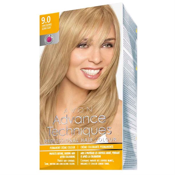 Avon Permanent Hair Dye - Light Blonde 9.0 - 9.0 Light Blonde