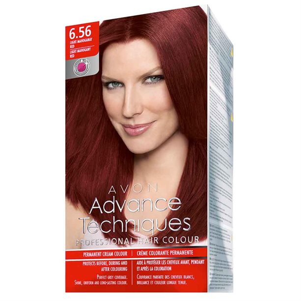 Avon Permanent Hair Dye - Light Mahogany Red   Light Mahogany Red  💋  Beauty