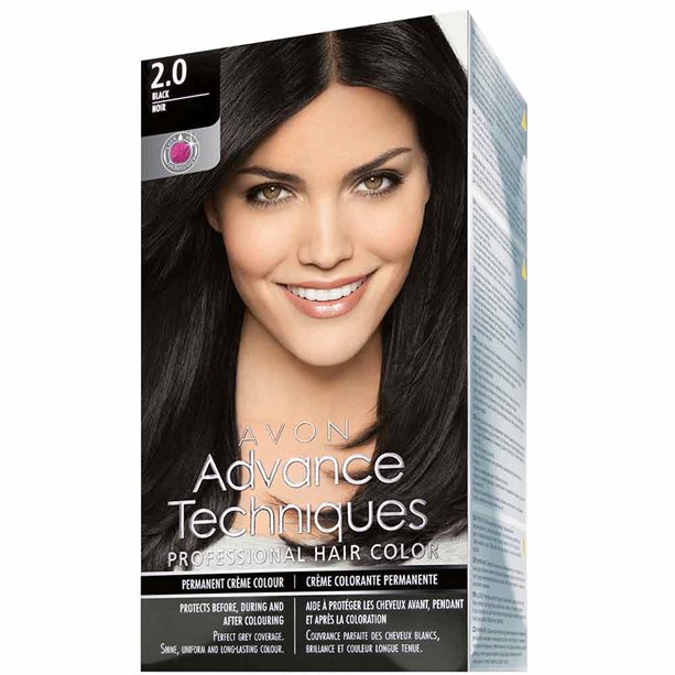 Avon Permanent Hair Dye - Natural Black 2.0 - 2.0 Natural Black