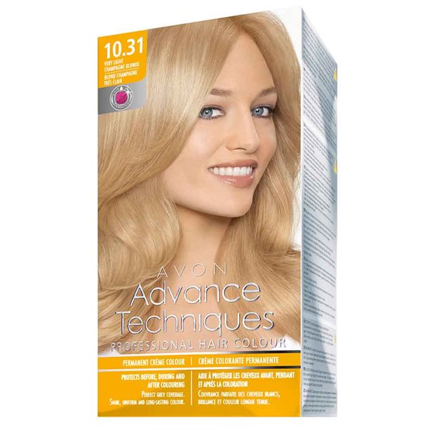 Avon Permanent Hair Dye - Very Light Champagne Blonde   Very  Light Champagne Blonde 💋  Beauty