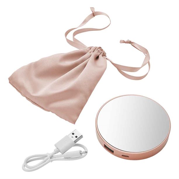 Avon Rose Gold Mirror Charger