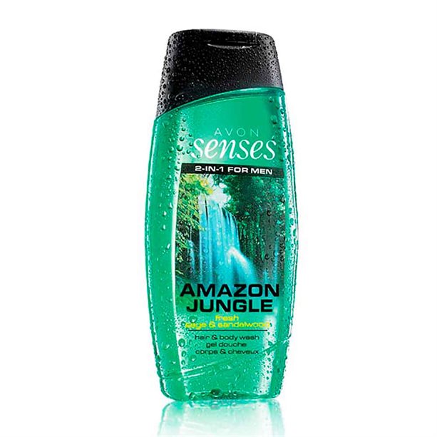 Avon Sage & Sandalwood Hair & Body Wash - 250ml